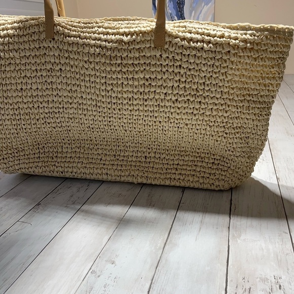 AQUA
Extra-Large Woven Tote - 100% Exclusive Bloomingdale’s - Picture 3 of 5